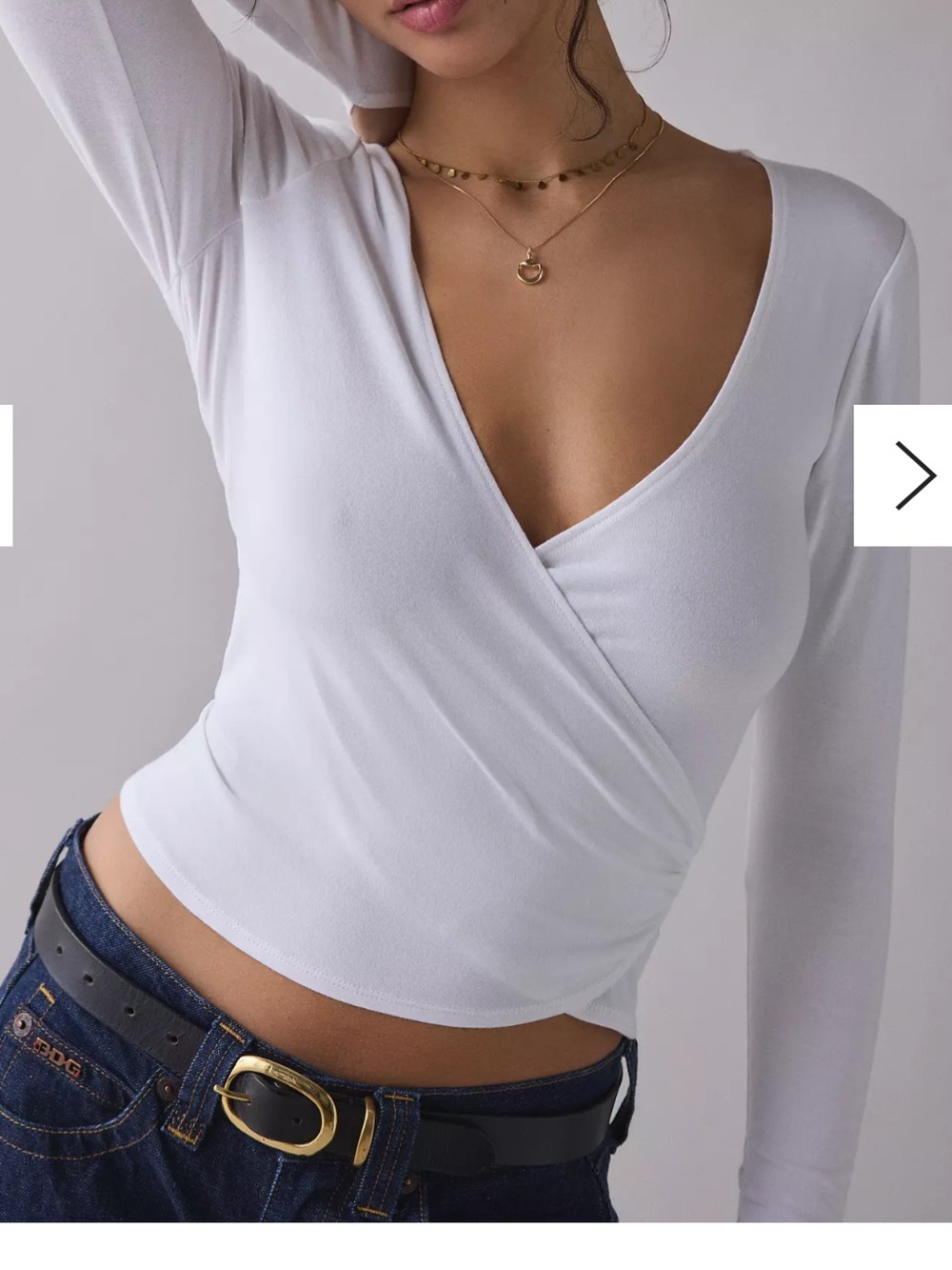 Out From Under Bec Ballet Wrap Top